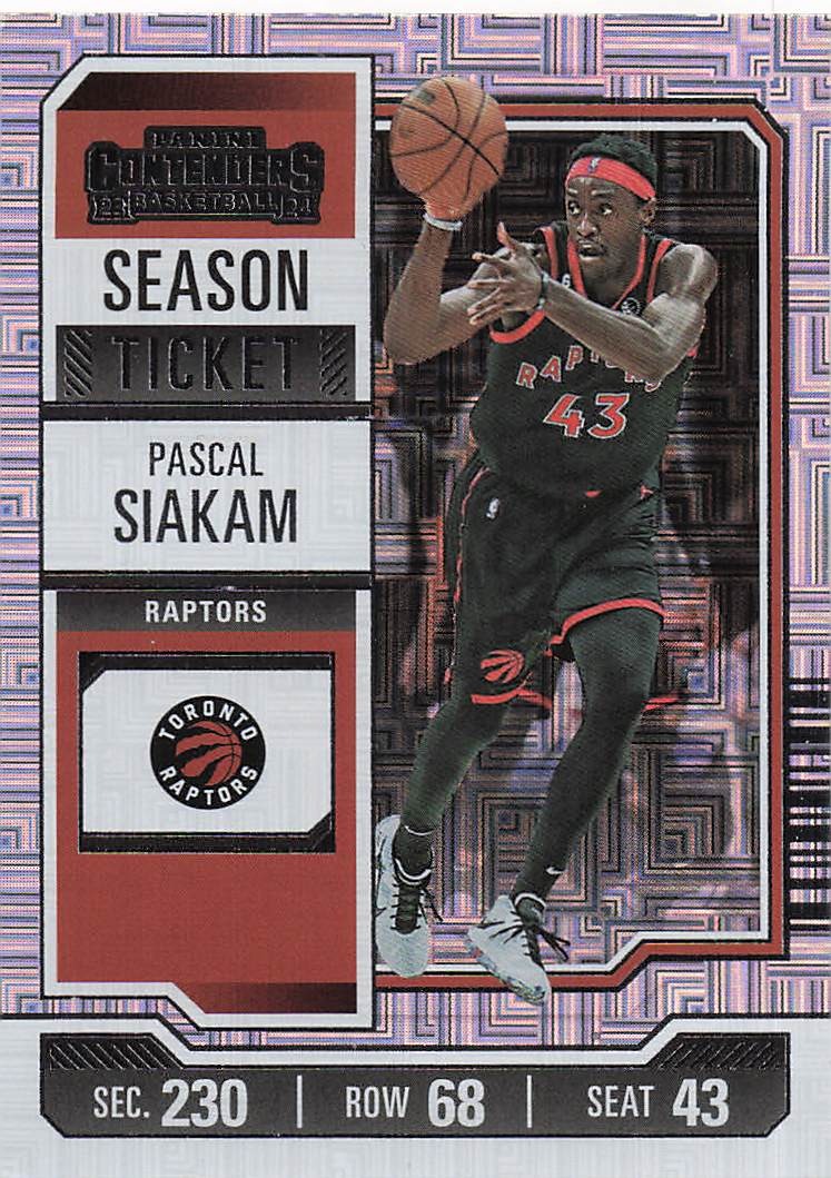 2023-24 Panini Contenders Season Ticket Premium Edition Pascal Siakam #30