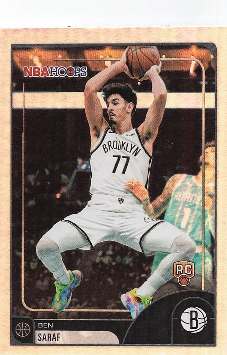 2025-26 Hoops Basketball Ben Saraf #59 RC