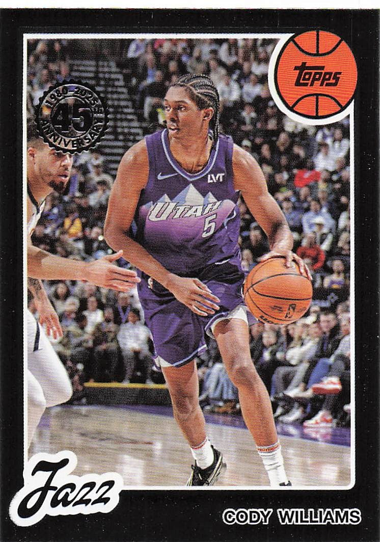 2025-26 Topps Basketball 1980-81 Topps Basketball Cody Williams #80BK-37