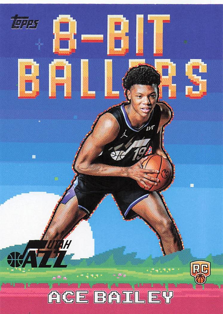 2025-26 Topps Basketball 8-Bit Ballers Ace Bailey #8B-35
