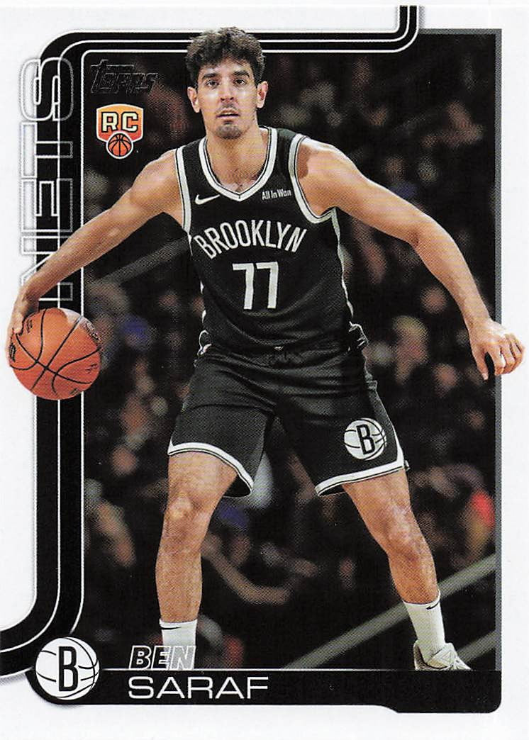 2025-26 Topps Basketball Ben Saraf #226 RC
