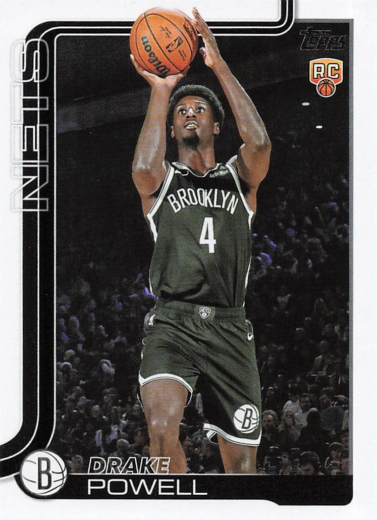 2025-26 Topps Basketball Drake Powell #222 RC