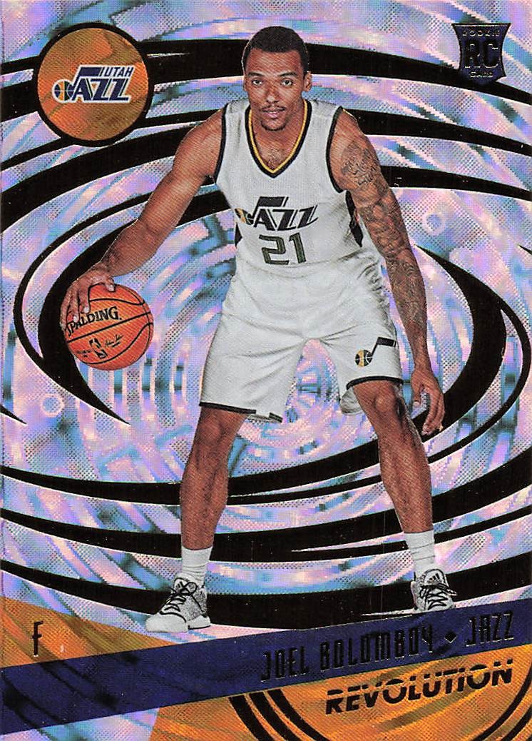 2016-17 Panini Revolution Basketball Fractal Joel Bolomboy #105 RC