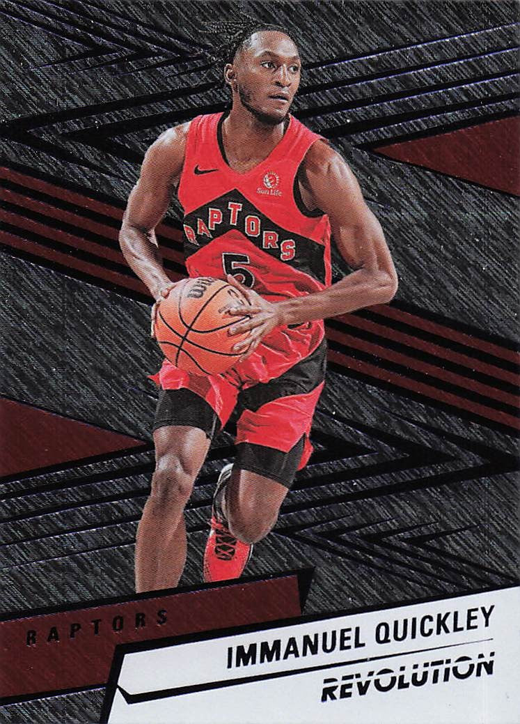 2024-25 Panini Revolution Basketball Blue Storm Immanuel Quickley #56