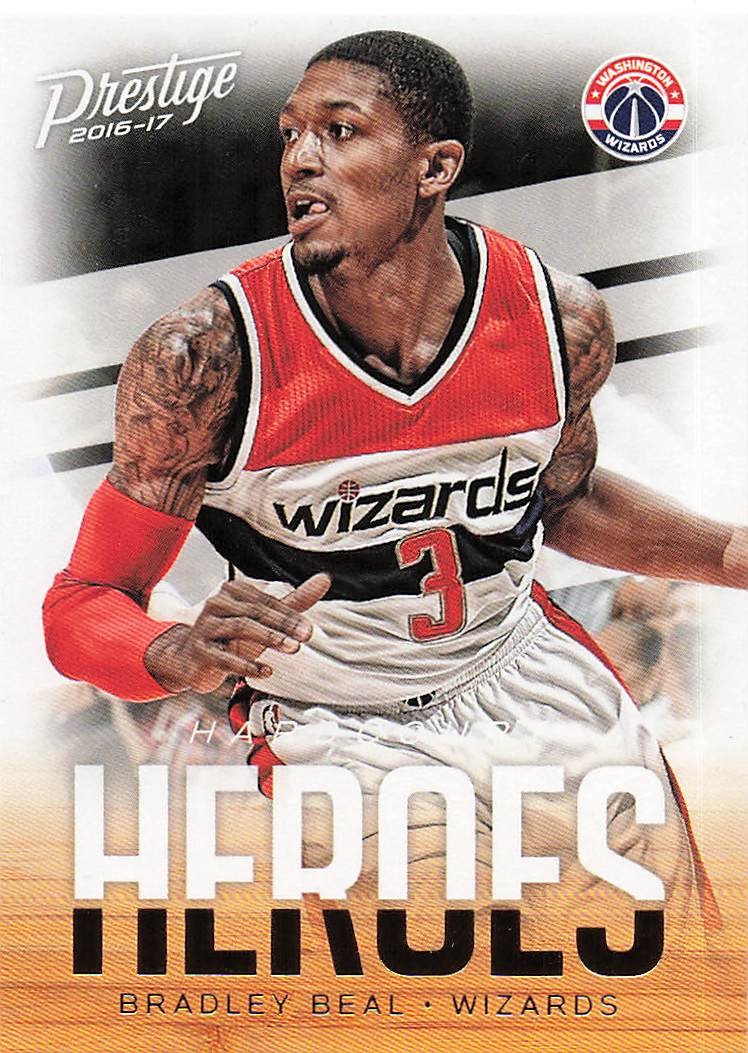 2016-17 Panini Prestige Basketball Hardcourt Heroes Bradley Beal #7