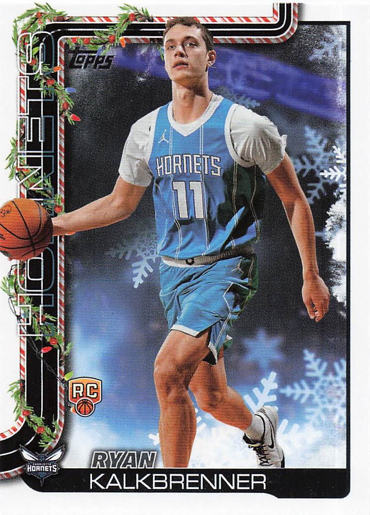 2025-26 Topps Holiday Basketball Ryan Kalkbrenner #H194 RC