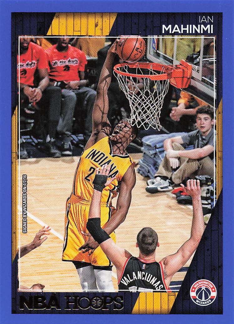 2016-17 Hoops Basketball Blue Ian Mahinmi #99