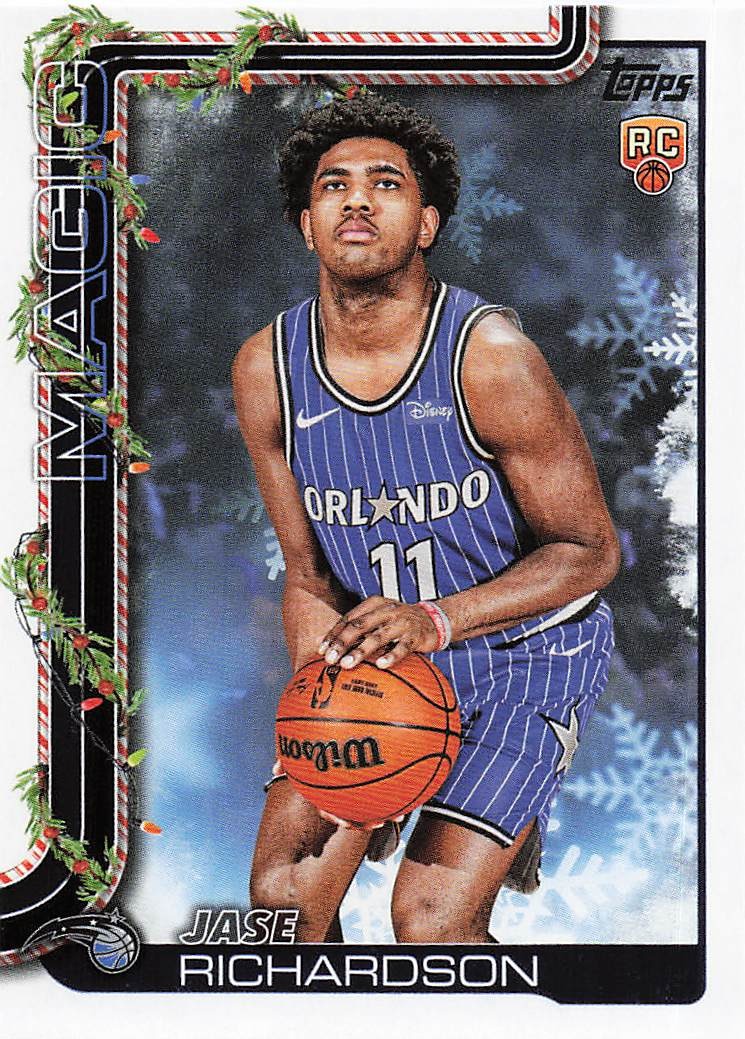 2025-26 Topps Holiday Basketball Jase Richardson #H185 RC