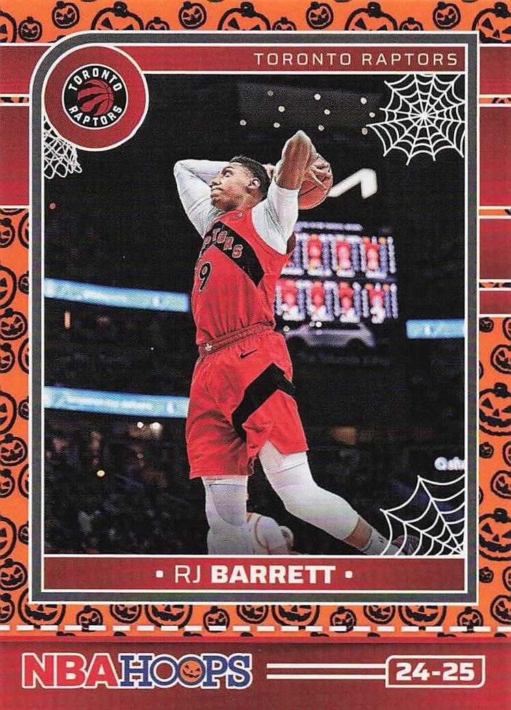 2024-25 Hoops Haunted Hoops Basketball Orange RJ Barrett #221