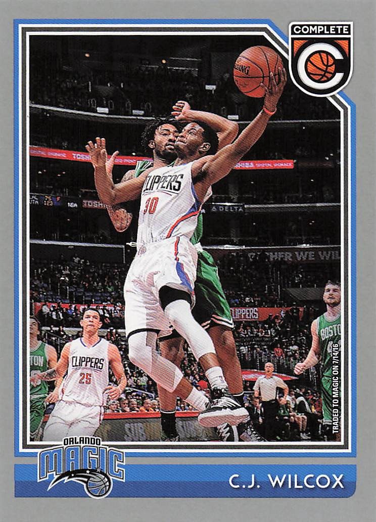 2016-17 Panini Complete Basketball Silver C.J. Wilcox #189
