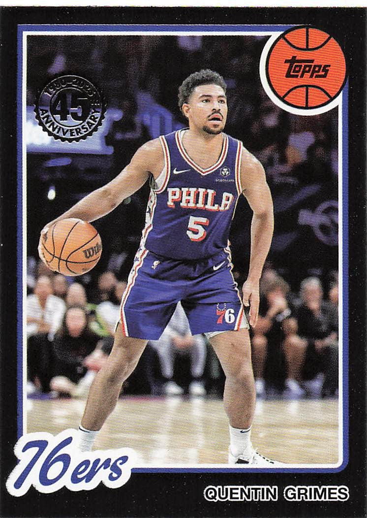 2025-26 Topps Basketball 1980-81 Topps Basketball Quentin Grimes #80BK-46