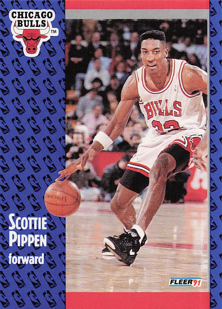 1991-92 Fleer Basketball Scottie Pippen #33