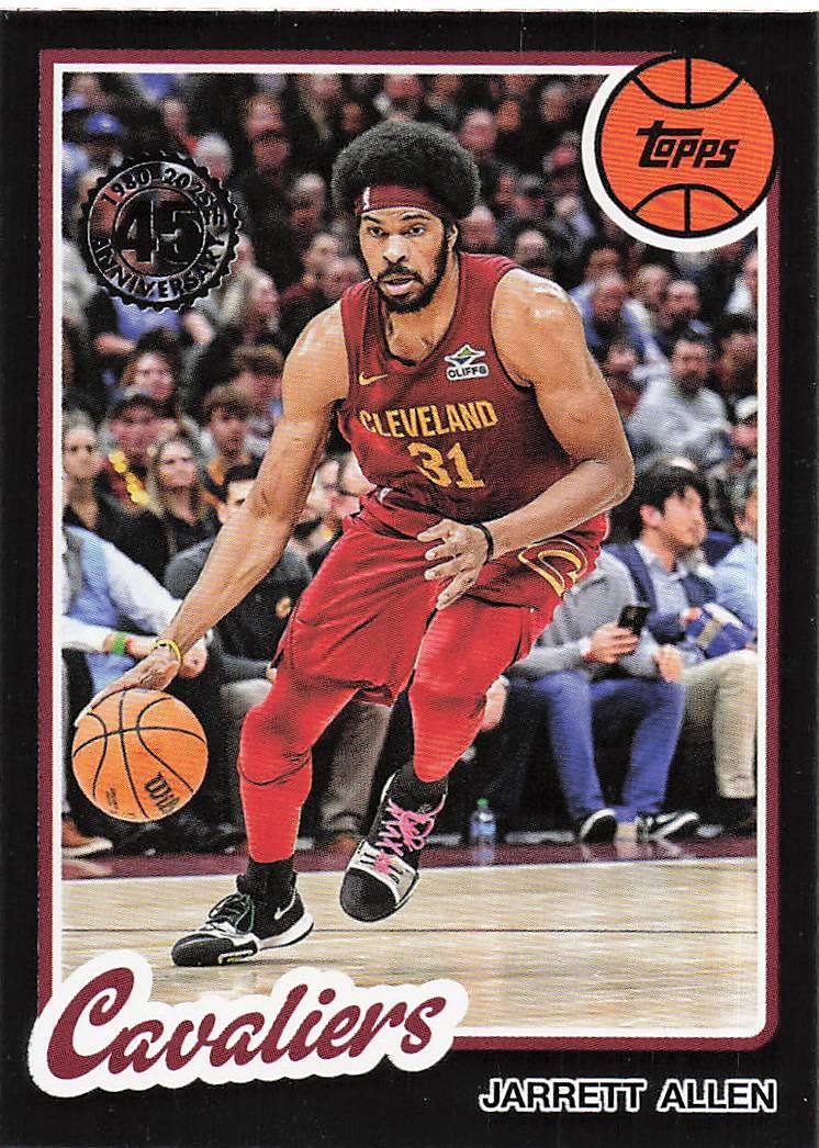 2025-26 Topps Basketball 1980-81 Topps Basketball Jarrett Allen #80BK-25