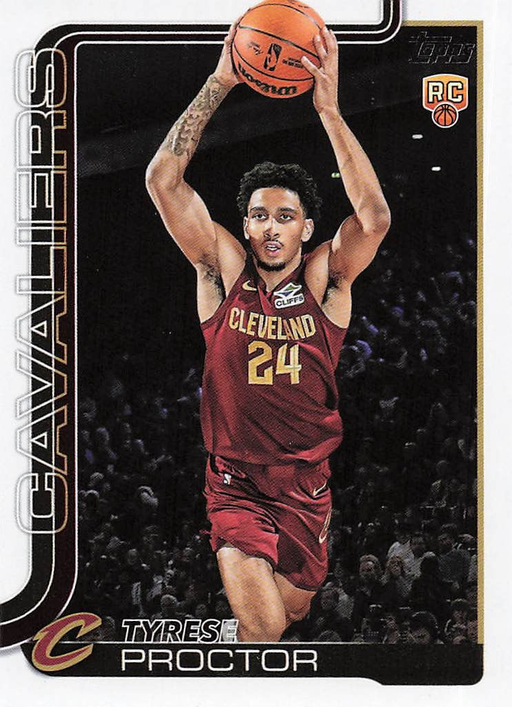 2025-26 Topps Basketball Tyrese Proctor #250 RC