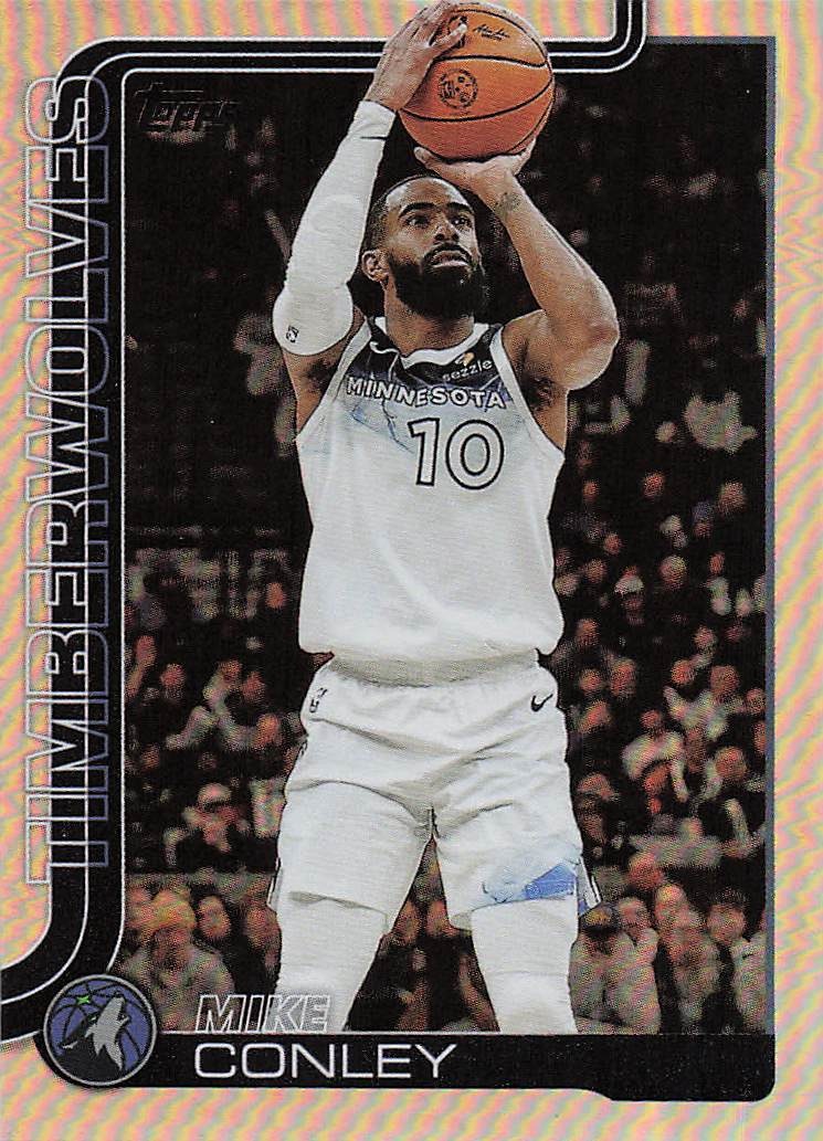2025-26 Topps Basketball Rainbow Foilboard Mike Conley #112