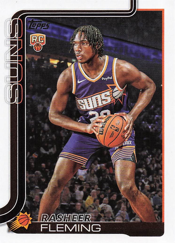 2025-26 Topps Basketball Rasheer Fleming #231 RC