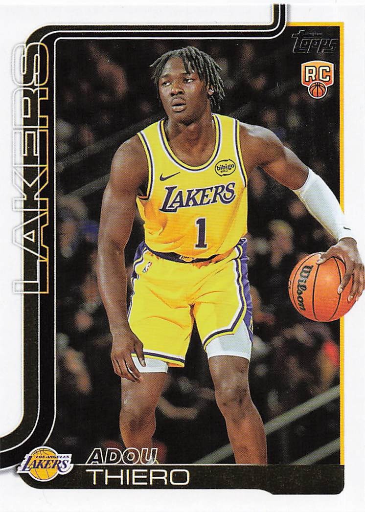 2025-26 Topps Basketball Adou Thiero #236 RC