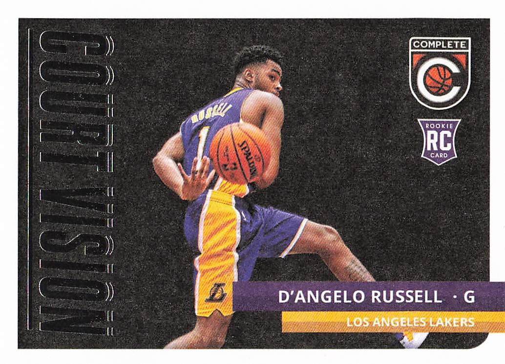 2015-16 Panini Complete Basketball Court Vision D'Angelo Russell #20
