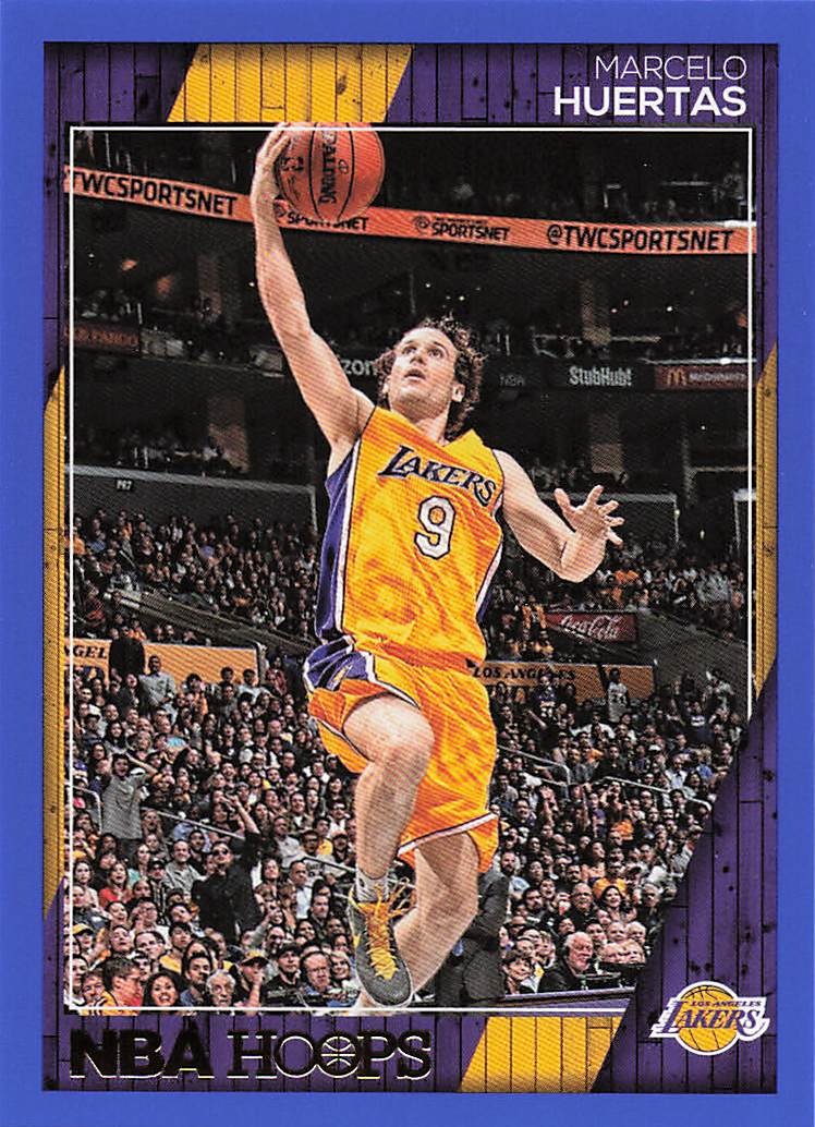2016-17 Hoops Basketball Blue Marcelo Huertas #203