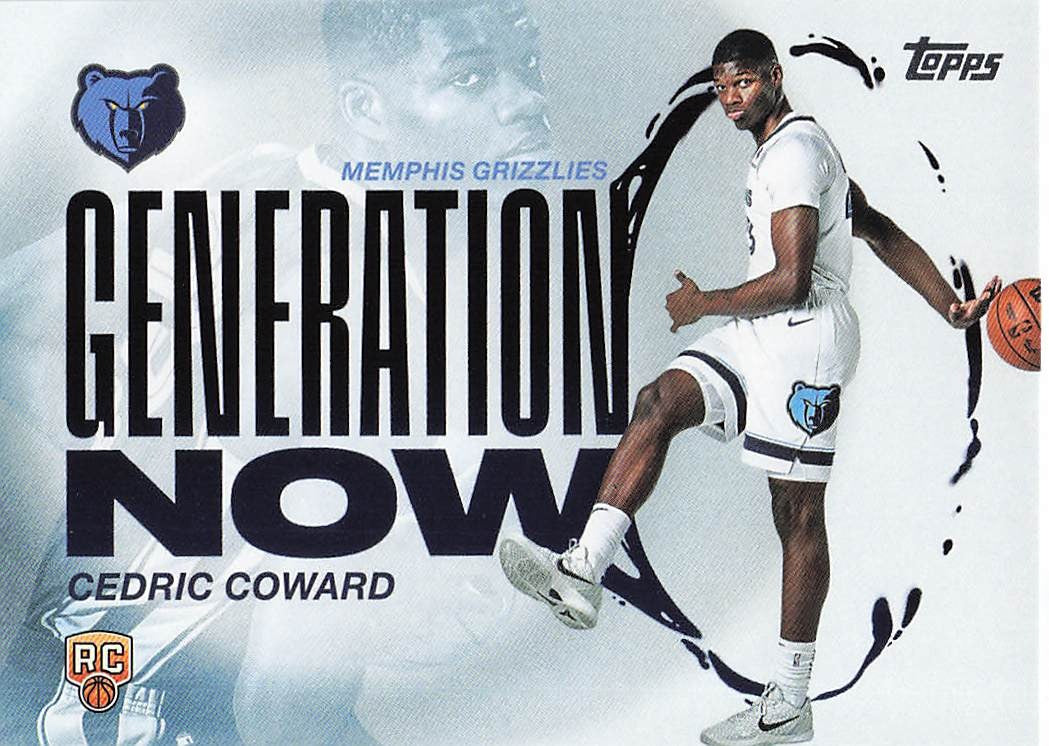 2025-26 Topps Basketball Generation Now Cedric Coward #GN-11