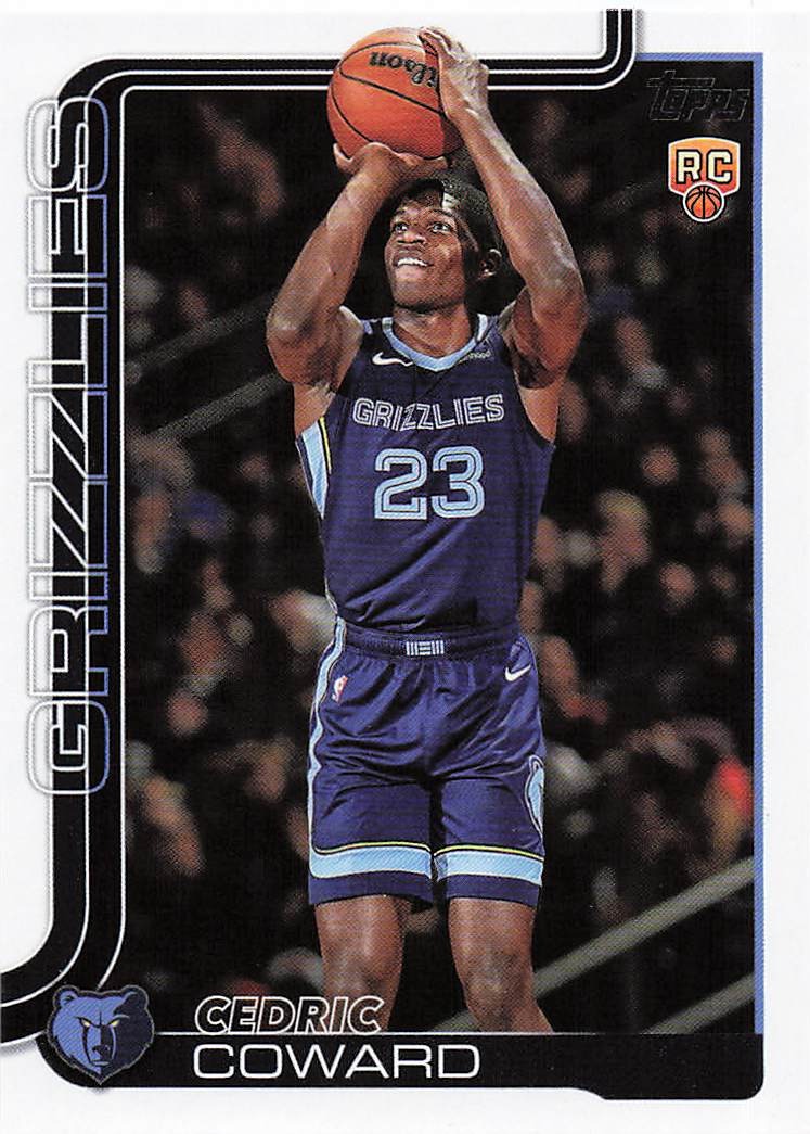 2025-26 Topps Basketball Cedric Coward #211 RC