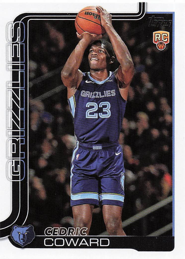 2025-26 Topps Basketball Cedric Coward #211 RC