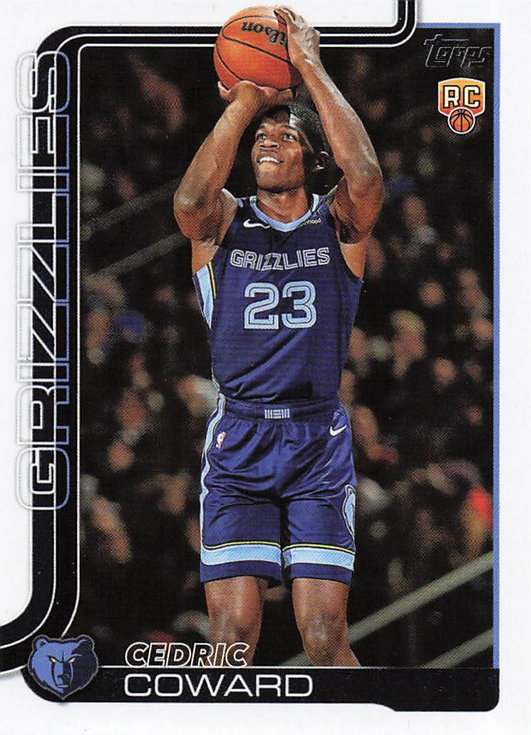 2025-26 Topps Basketball Cedric Coward #211 RC
