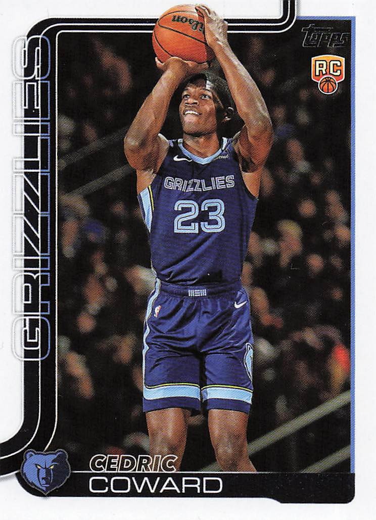 2025-26 Topps Basketball Cedric Coward #211 RC