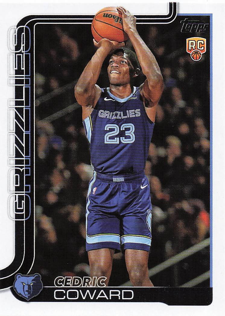 2025-26 Topps Basketball Cedric Coward #211 RC