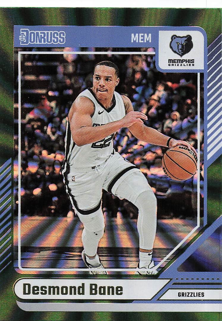 2024-25 Donruss Basketball Holo Green Laser Desmond Bane #132