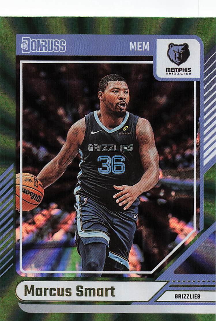 2024-25 Donruss Basketball Holo Green Laser Marcus Smart #7