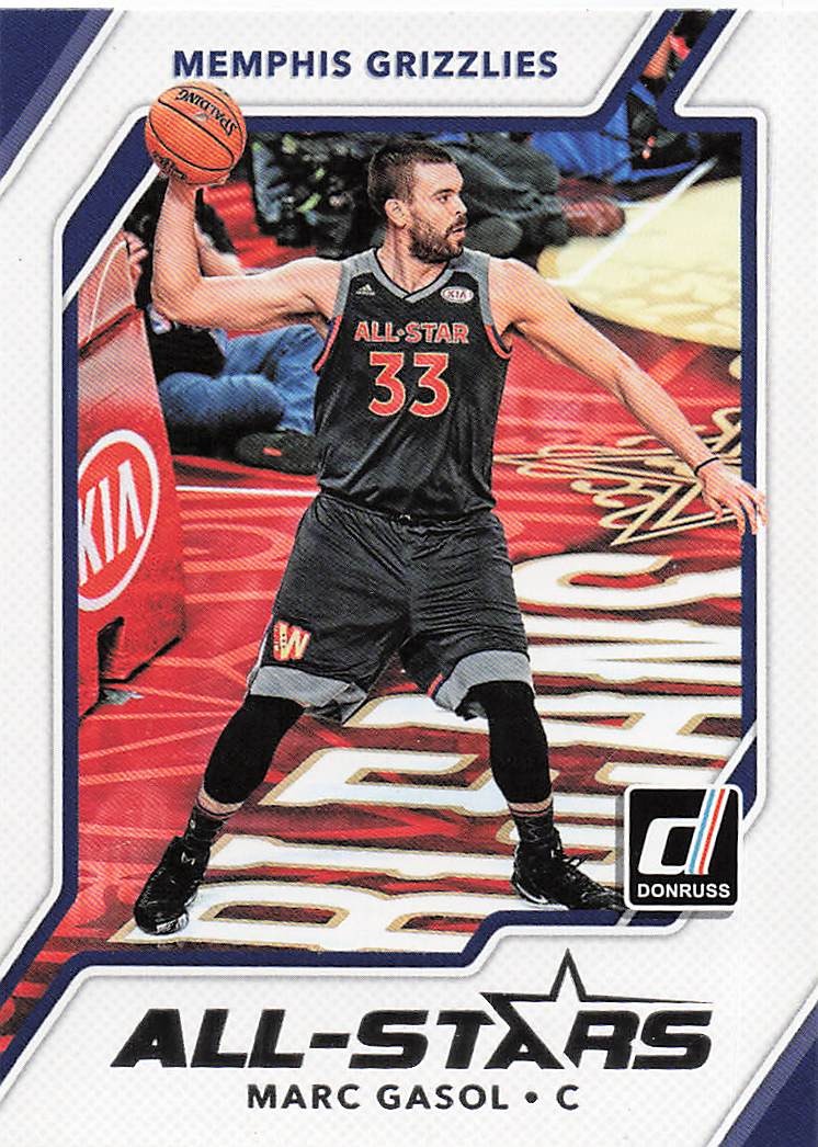 2017-18 Donruss Basketball All-Stars Marc Gasol #10