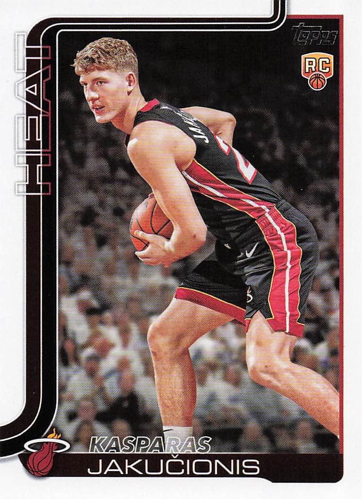 2025-26 Topps Basketball Kasparas Jaku?ionis #220 RC