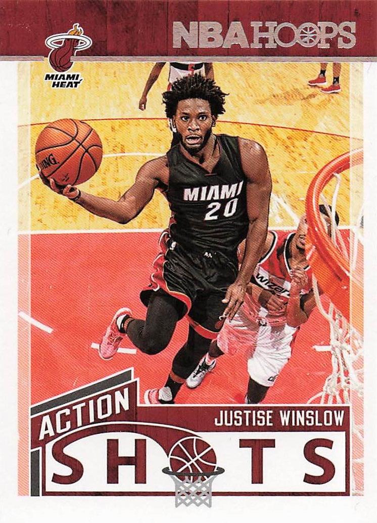 2017-18 Hoops Basketball Action Shots Justise Winslow #6