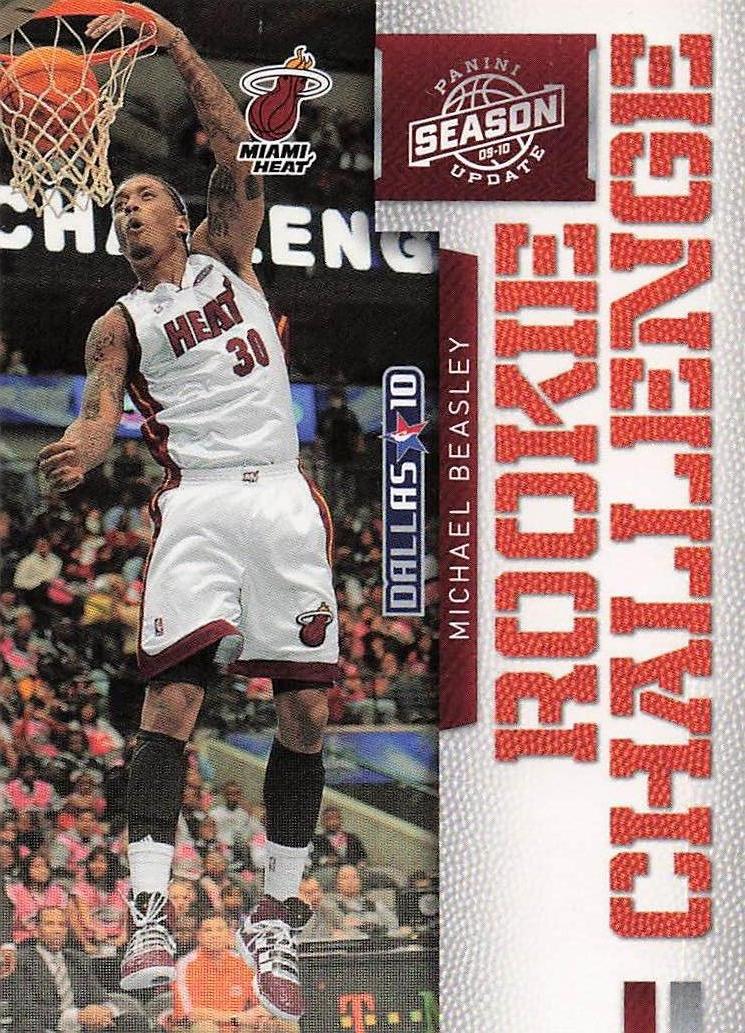 2009-10 Panini Season Update Basketball Rookie Challenge Michael Beasley #13