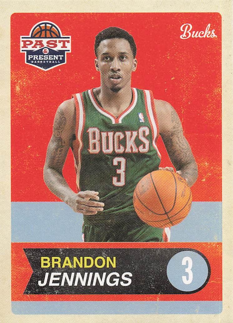 2011-12 Panini Past & Present Basketball Brandon Jennings #42
