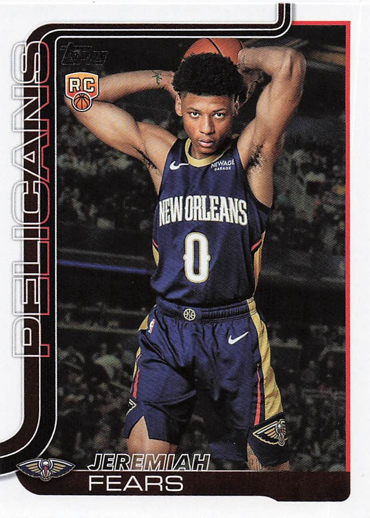 2025-26 Topps Basketball Jeremiah Fears #207 RC