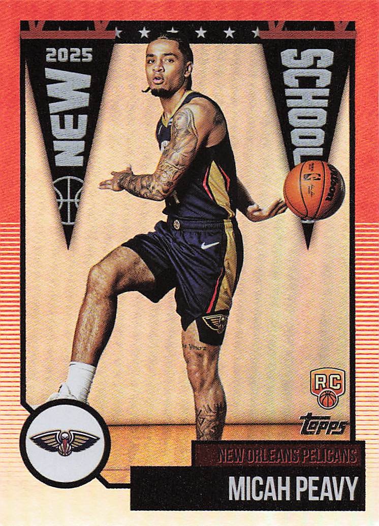 2025-26 Topps Basketball New School Micah Peavy #NS-40