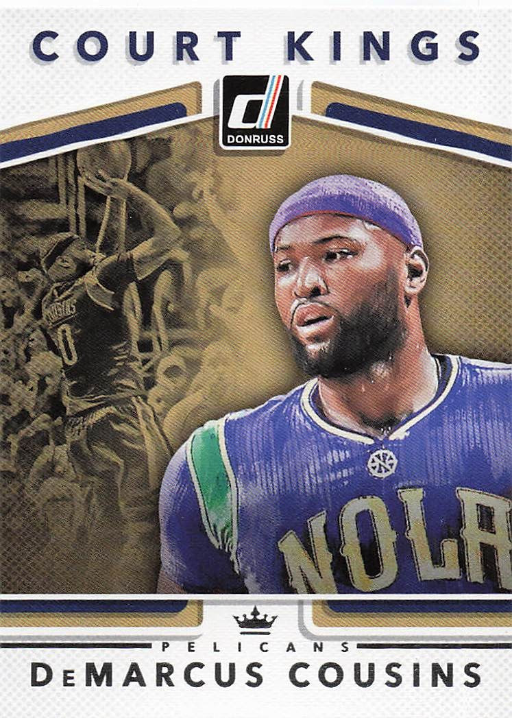 2017-18 Donruss Basketball Court Kings DeMarcus Cousins #23