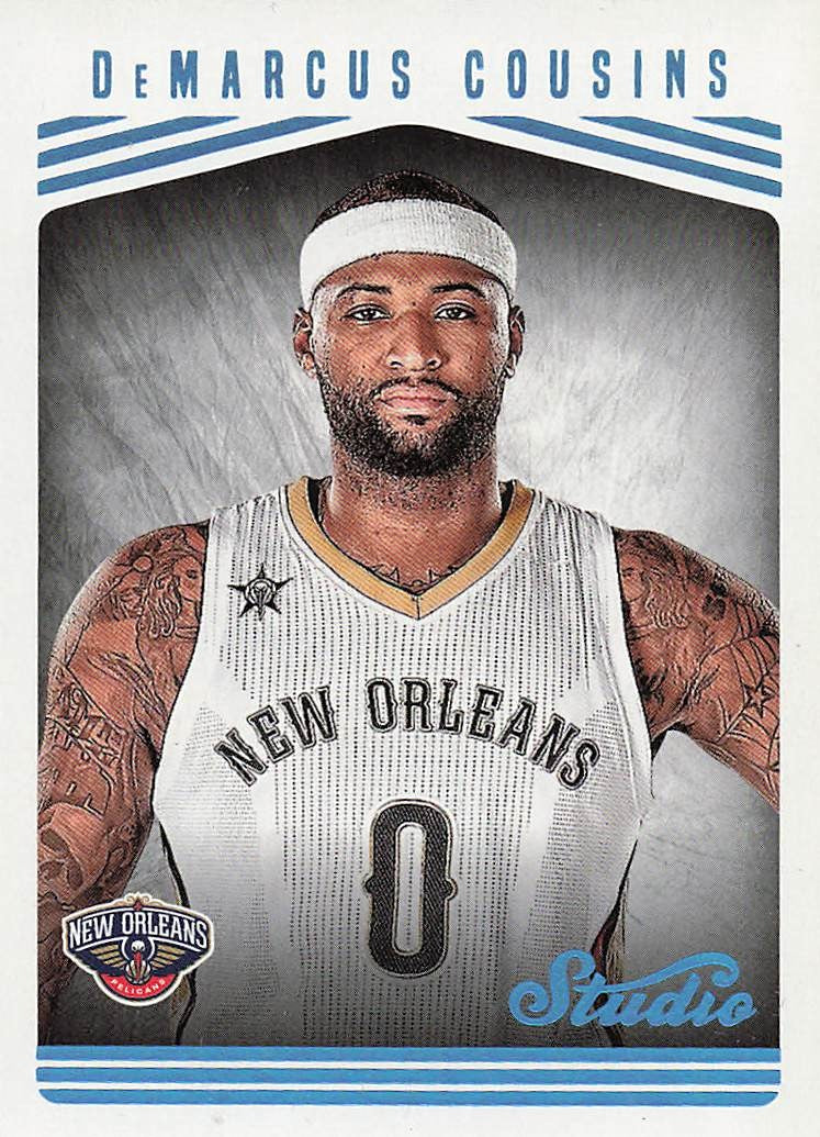 2016-17 Panini Studio Basketball DeMarcus Cousins #162