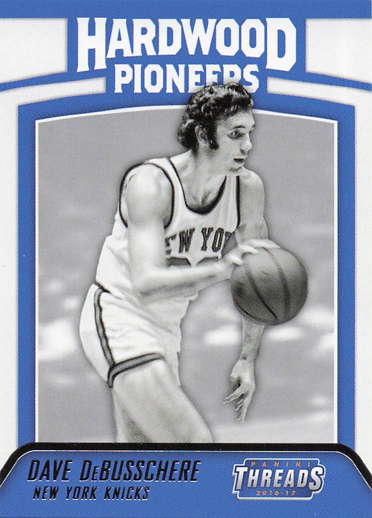 2016-17 Panini Threads Basketball Hardwood Pioneers Dave DeBusschere #1