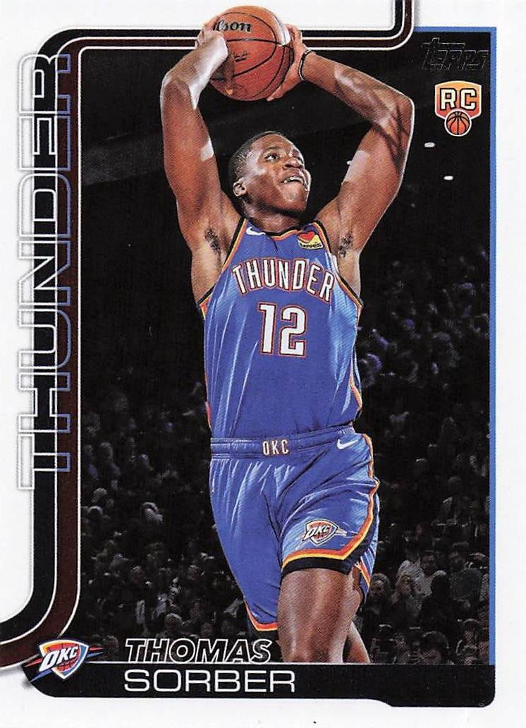 2025-26 Topps Basketball Thomas Sorber #215 RC