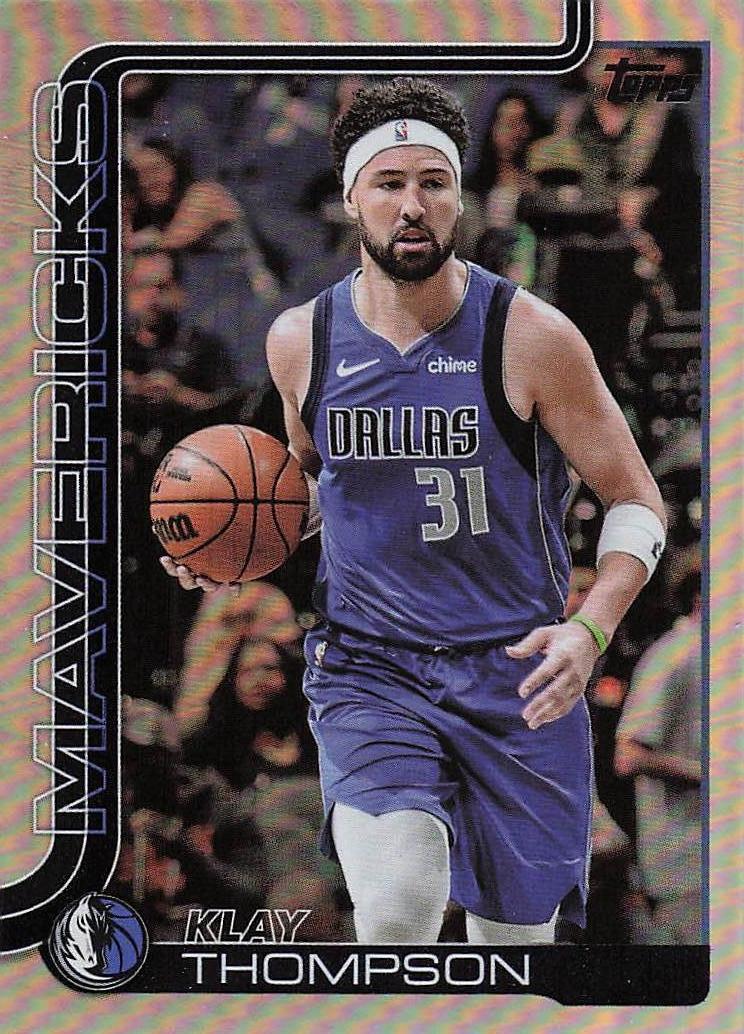 2025-26 Topps Basketball Rainbow Foilboard Klay Thompson #170