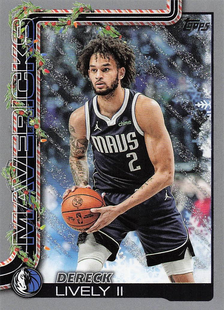2025-26 Topps Holiday Basketball Glitter Holiday Dereck Lively II #H139
