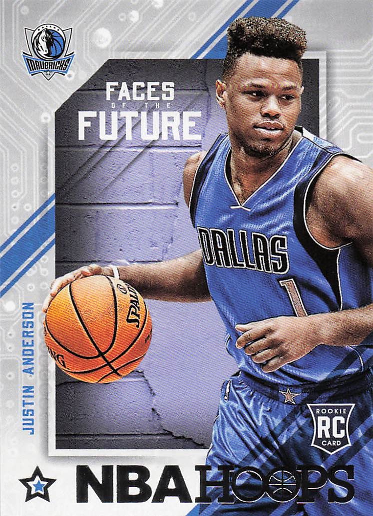 2015-16 Hoops Basketball Faces of the Future Justin Anderson #20