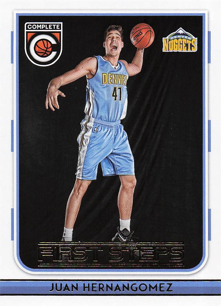 2016-17 Panini Complete Basketball First Steps Juan Hernangomez #1