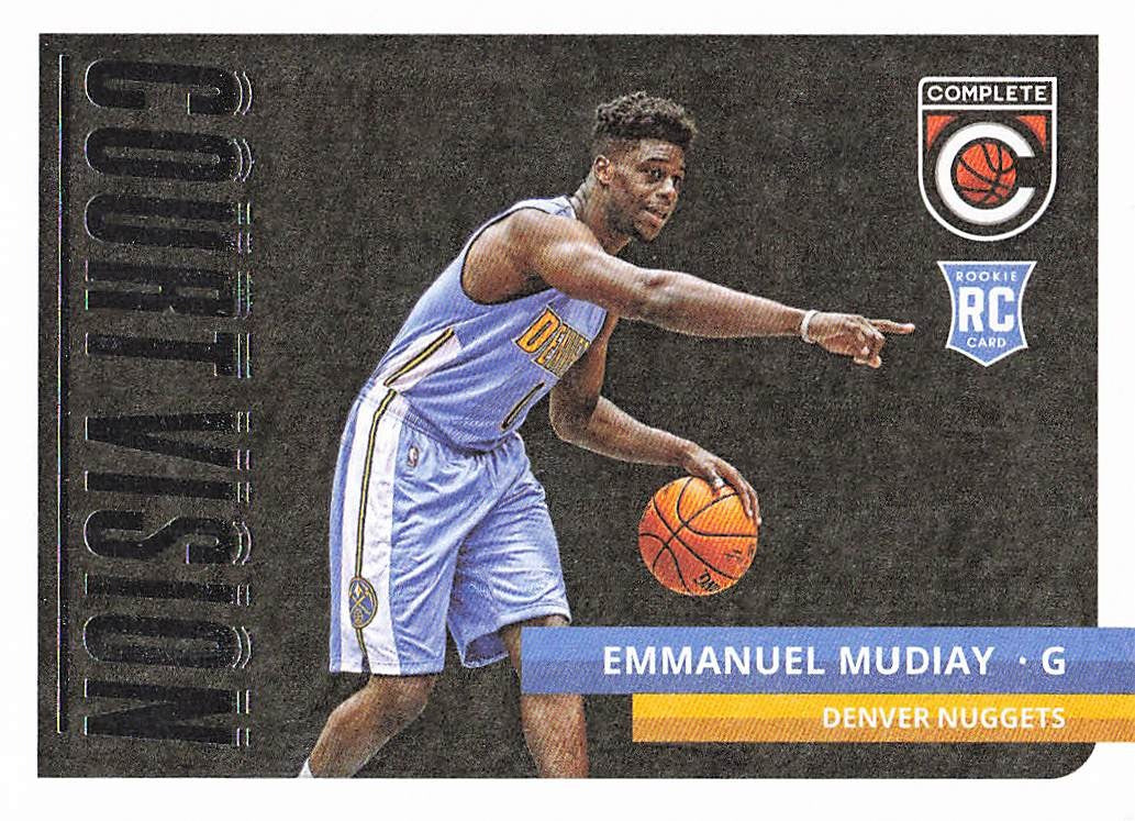 2015-16 Panini Complete Basketball Court Vision Emmanuel Mudiay #2