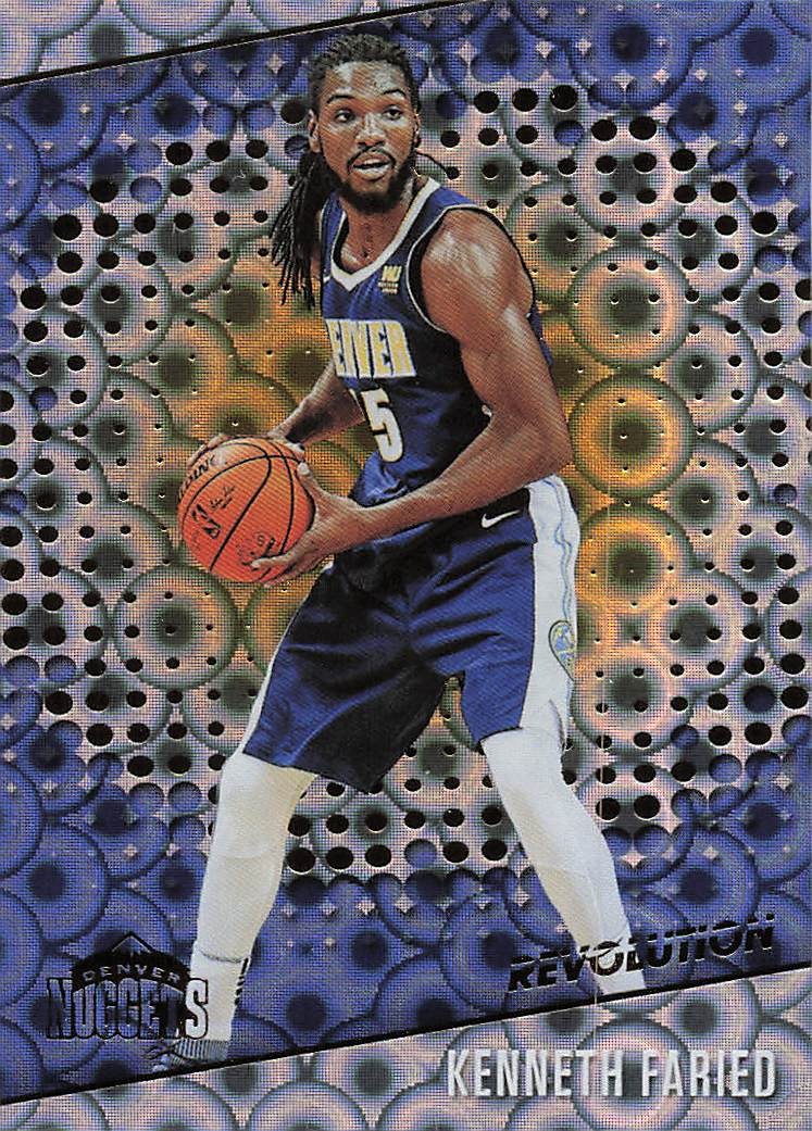 2017-18 Panini Revolution Basketball Groove Kenneth Faried #7