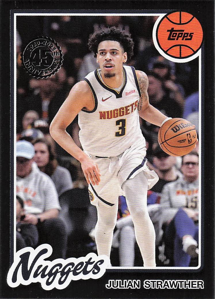 2025-26 Topps Basketball 1980-81 Topps Basketball Julian Strawther #80BK-28