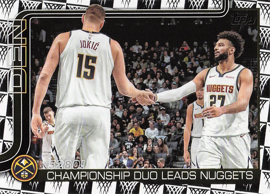 2025-26 Topps Season Tip Off 5280!: Championship Duo Leads Nuggets #286